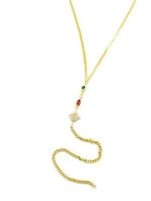 Kuzey Yıldız Y Kolye - Altın