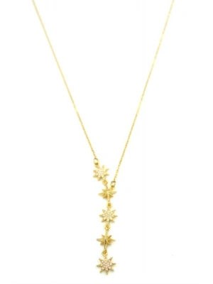 Kuzey Yıldızı Y Kolye - Altın