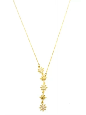 Kuzey Yıldızı Y Kolye - Altın