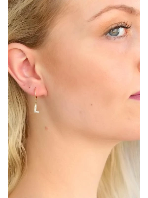 ® L Harf Bayan Küpe