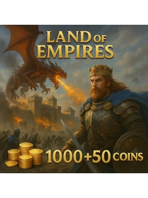 Land of Empires 1000 + 50 Coins