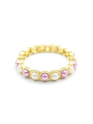 Lastikli Taşlı Bileklik - ÇOK RENKLİ