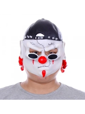 Lateks Şapkalı Gözlüklü Beyaz Maske