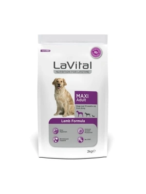 Lavital Büyük Irk Kuzu Etli Yetişkin Köpek Maması 3 Kg