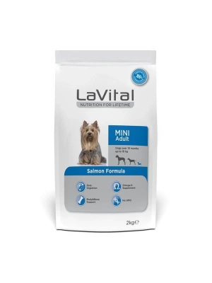 Lavital Küçük Irk Somonlu Yetişkin Köpek Maması 1.5 Kg