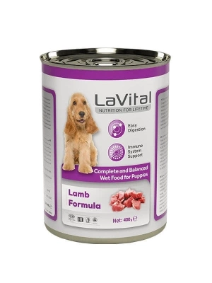 Lavital Puppy Kuzulu Bağışıklık Sistemi Destekleyici Yavru Köpek Konservesi 1 Adet 400 Gr