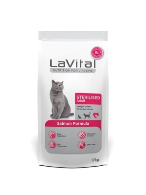 Lavital Sterilised Somonlu Kısırlaştırılmış Kedi Maması 12 Kg