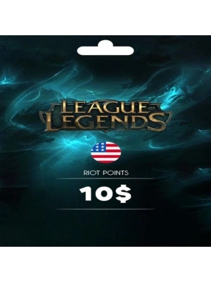 League of Legends 10 USD Gift Card USA