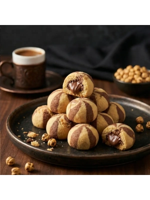 Leblebili Kurabiye Çikolata Dolgulu 220 gr