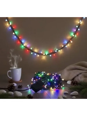 LED Damla Uçlu RGB Dekoratif Işık 10 Metre 100
