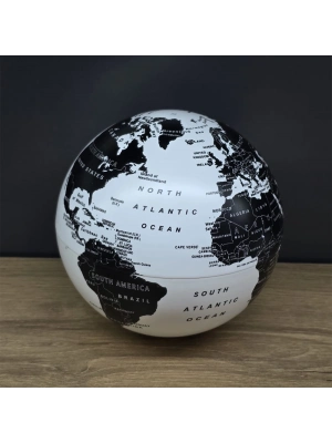 LED Işıklı 360 Derece Dönen Dünya Küresi