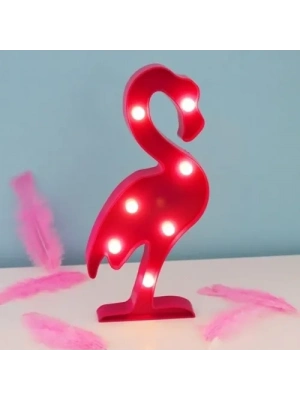 Led Işıklı Flamingo Gece Lambası