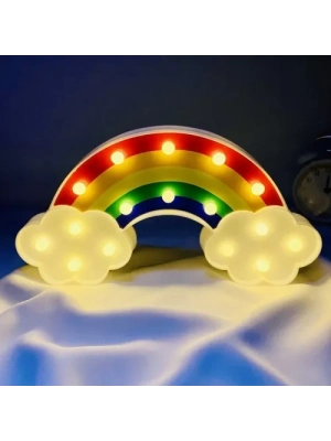 Led Işıklı Gökkuşağı Gece Lambası