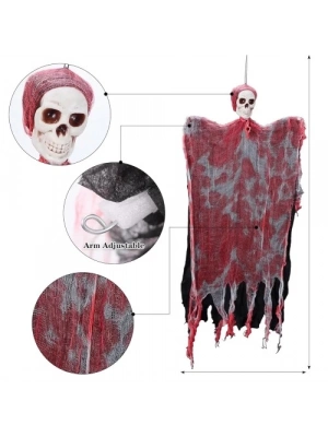 LED IŞIKLI KAHKAHA ATAN SESLİ SENSÖRLÜ KURU KAFA