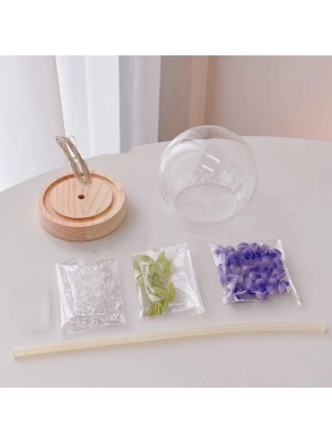 LED Işıklı Lale Cam Küre