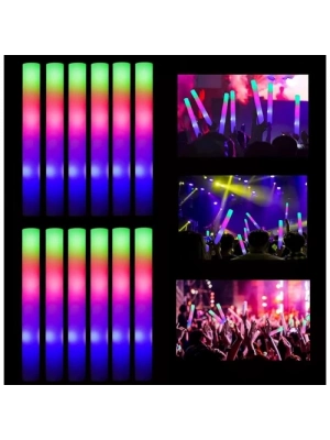 Led Işıklı Rengarenk Sünger Parti Çubuğu