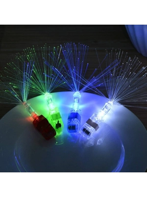 4lü LED Işıklı Renkli Püskül