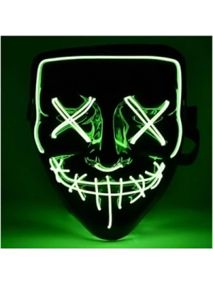 LED Işıklı Yeşil Maske