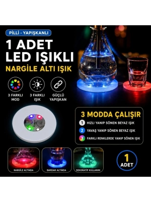 LED Nargile Altı Işık 1 Adet