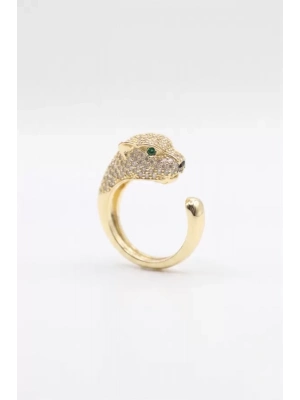 Leopar Yüzük - Altın