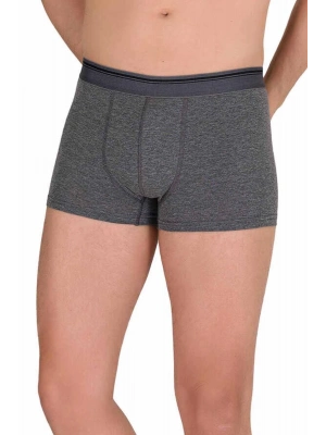 Likralı Erkek Boxer Şort Füme 1097B