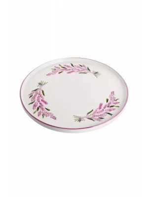 Lila Lavantalı Servis Tabağı 1 Adet Royaleks-BLS2351
