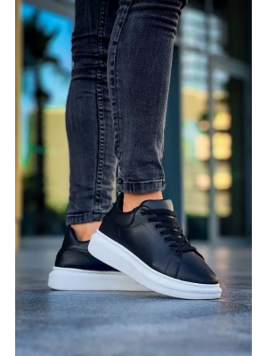 ÇOK SATAN LC101 Siyah BT Bağcıklı Erkek Ayakkabı