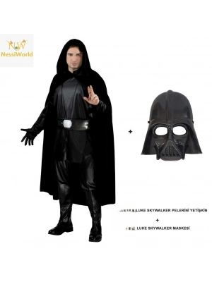 Luke Skywalker Pelerini Yetişkin Ve Maskesi
