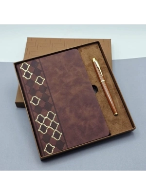 Lüks Kutulu Defter Kalem Set