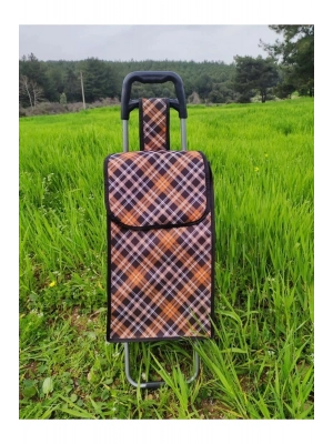 Lüx Pazar Arabası Su Geçirmez Çantalı