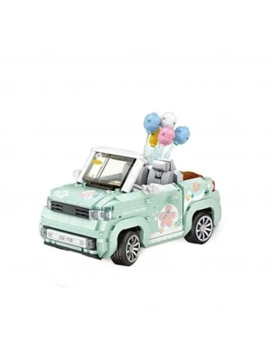 LZ-1132  BALON ARABASI YEŞİL 779 PARÇA BLOCK OYUNCAK