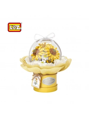 LZ-1299  LEDLİ AYÇİÇEĞİ BUKETİ 510 PARÇA BLOCK OYUNCAK