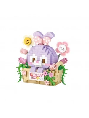 LZ-8805  MOR TAVŞAN 400 PARÇA BLOCK OYUNCAK