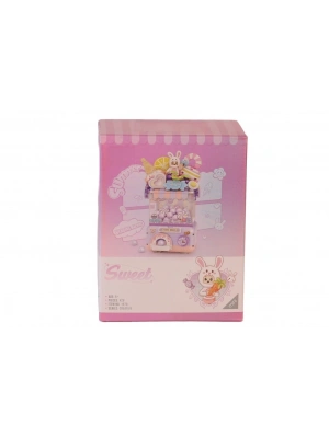 LZ1679 Sevimli Gashapon Makineleri MOR  BLOCK OYUNCAK 428 PRÇ