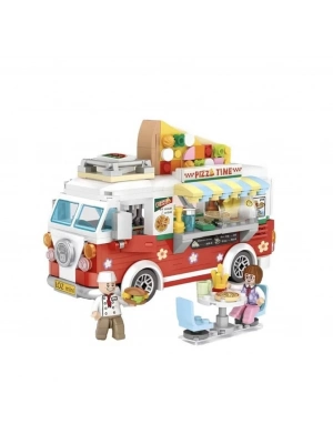 ® LZ1739 LOZ  PİZZA ARABASI BLOCK OYUNCAK 493 PARÇA