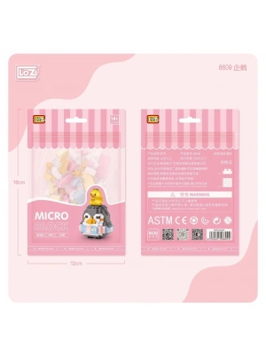 LZ8609  Penguen Blok Seti  Poşet -Vagon life