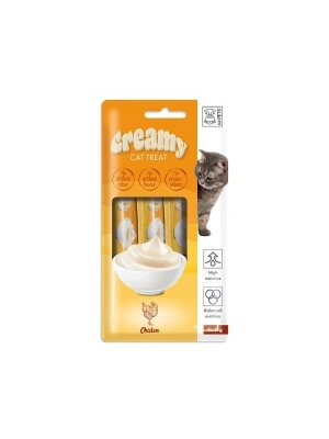 M-Pets Creamy Tavuklu Sıvı Kedi Ödül Maması 1 Adet 4x15 Gr
