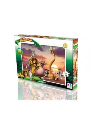 Madagascar 100 Parça Puzzle