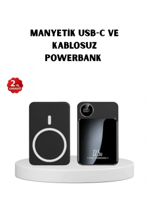 MagSafe Uyumlu Powerbank 20W PD 15W