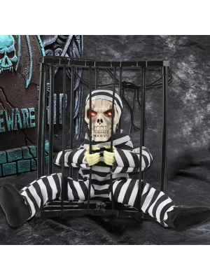 MAHKUM GÖRÜNÜMLÜ KURU KAFA İSKELET