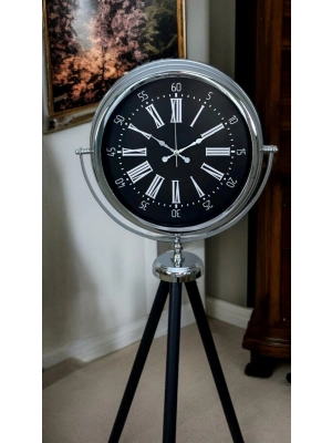 ® Majestic Krom Tripod Ayaklı Saat