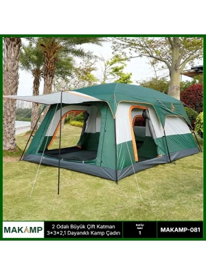 Makamp 2 Odalı Kamp Çadırı