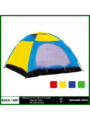 Makamp 4 Kişilik Manuel Çadır