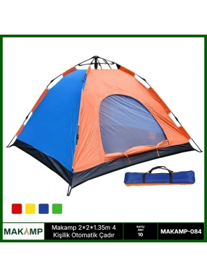 Makamp 4 Kişilik Otomatik Kurulumlu Çadır