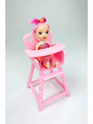 Mama Sandalyeli Parmak Bebek 16 cm