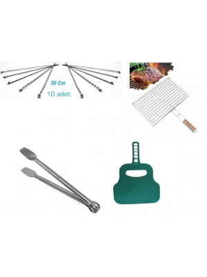 Mangal Seti (maşa - Şiş - Izgara - Yelpaze)