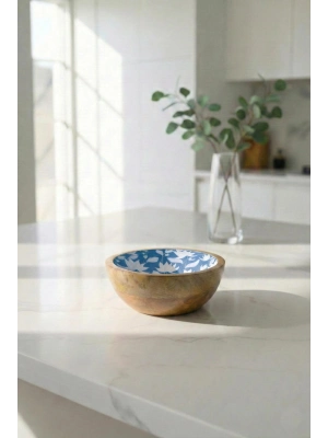 Mango Agacı Sunum Servis Kasesi & Dekoratif Kase 20 Cm Desenli