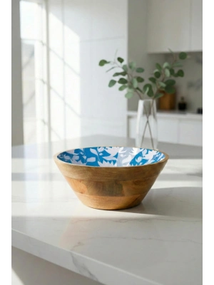 Mango Agacı Sunum Servis Kasesi & Dekoratif Kase 25 Cm Desenli-1