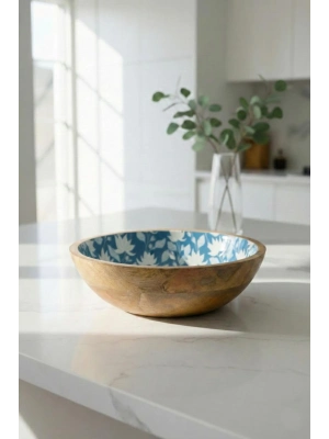 Mango Agacı Sunum Servis Kasesi & Dekoratif Kase 25 Cm Desenli