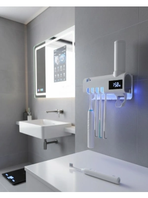 ® Manyetik Duvar Tipi UV Hijyenik Diş Fırçası Tutucu